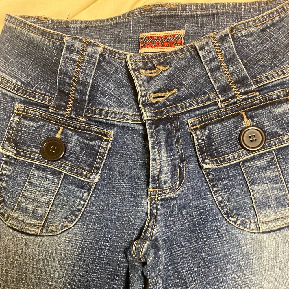 Capri low rise jeans